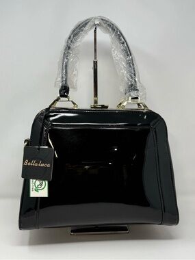 Bella Luca Handbag, Vegan and Lead free, Black, New with defects